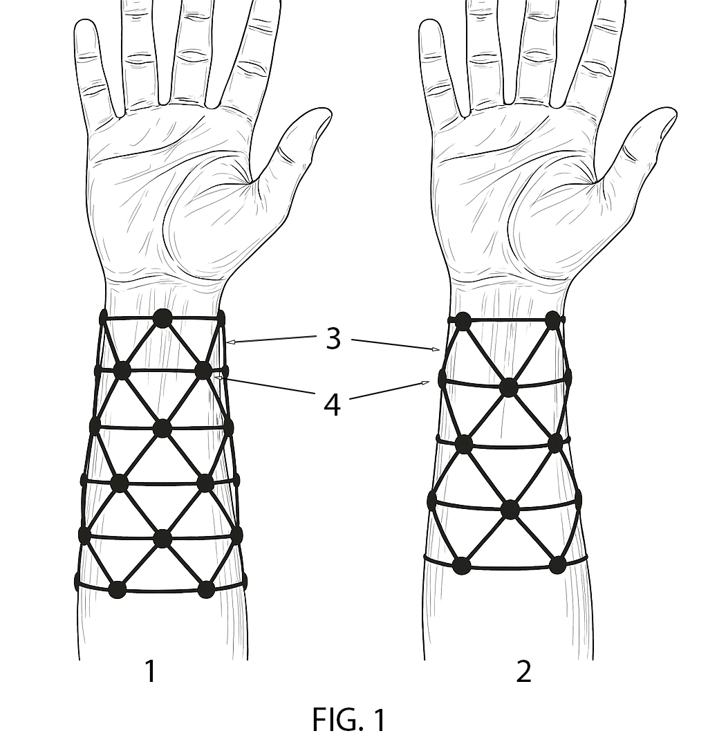 Geodesic Sensor Network